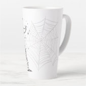 Tasse Latte Petit Couple Effrayant (Angle droit)