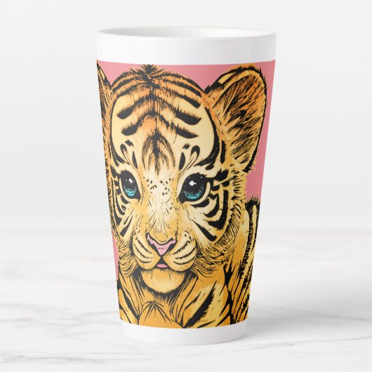 TASSE LATTE PETIT TIGER (Devant)