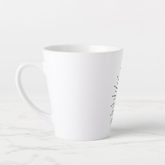 Tasse Latte Petite boue en latte (Gauche)
