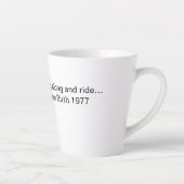 Tasse Latte Petite boue en latte (Droite)