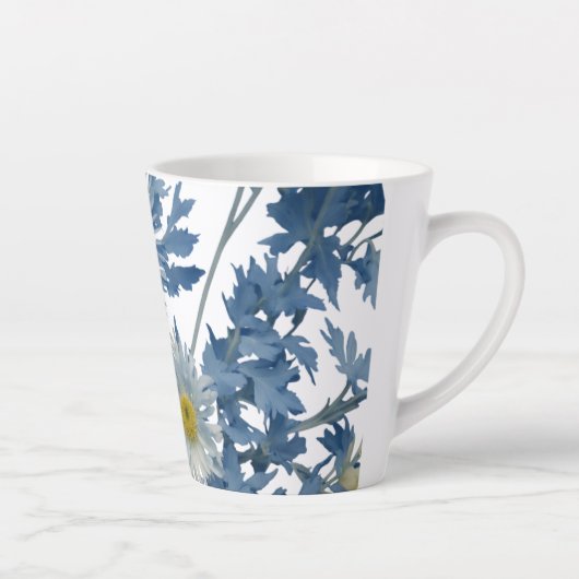 Tasse Latte Petite boue en latte, 12 oz - Design d'explosion f (Droite)