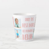 Tasse Latte Petits-enfants de Memaw Photo et Nom (Devant)