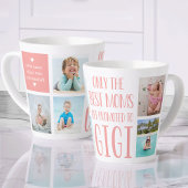 Tasse Latte Petits-enfants Gigi Photo et nom