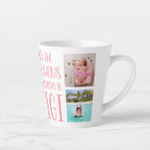 Tasse Latte Petits-enfants Gigi Photo et nom (Droite)
