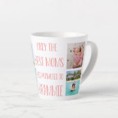 Tasse Latte Petits-enfants Grammie Photo et nom (Angle droit)
