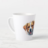 Tasse Latte pets and dog (Angle gauche)