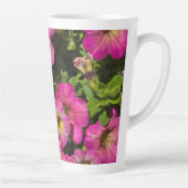 Tasse Latte Pétunias roses (Droite)
