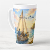 Tasse Latte Phare Côté Maison Guidée (Angle gauche)