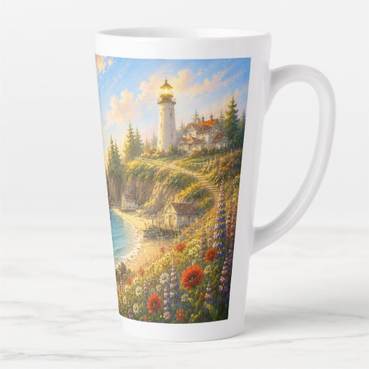 Tasse Latte Phare Côté Maison Guidée (Droite)