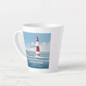 Tasse Latte Phare de Beachy Head (Angle gauche)