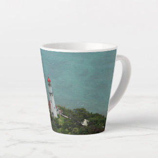 Tasse Latte Phare de Diamond Head sur une latte