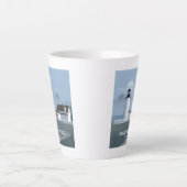 Tasse Latte Phare de Pemaquid Point (Devant)