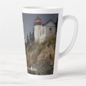 Tasse Latte Phare pittoresque Bar Harbour (Droite)