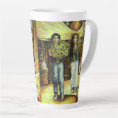 Tasse Latte Phase de ChapeI Sixtine d'un ChaIIenge (Angle droit)