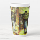 Tasse Latte Phase de ChapeI Sixtine d'un ChaIIenge (Devant)