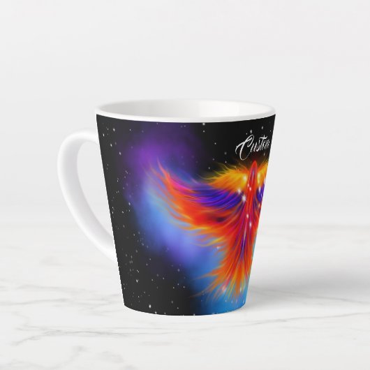 Tasse Latte Phoenix Nebula (Angle gauche)