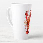 Tasse Latte Phomard polygonal rouge (Angle gauche)