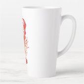 Tasse Latte Phomard polygonal rouge (Droite)