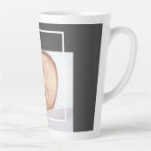 Tasse Latte Photo bébé mignonne moderne | Citation de beauté (Droite)