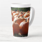 Tasse Latte Photo citrouille pour automne, Halloween ou Thanks (Angle droit)