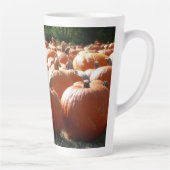 Tasse Latte Photo citrouille pour automne, Halloween ou Thanks (Droite)