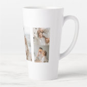 Tasse Latte Photo Collage Moderne Avec Père Meilleur Devis Cad (Droite)