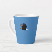 Tasse Latte Photo d'aigle (Angle gauche)