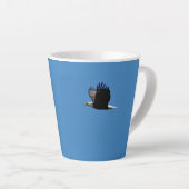 Tasse Latte Photo d'aigle (Angle droit)