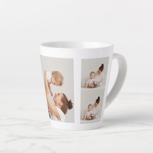 Tasse Latte Photo de collection moderne & Joyeux cadeau de la (Angle droit)