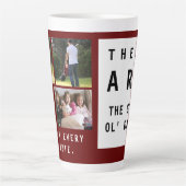 Tasse Latte Photo des bons jours (Devant)