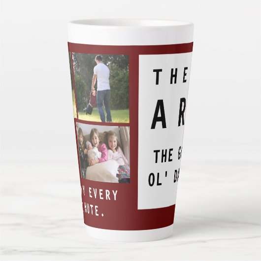 Tasse Latte Photo des bons jours (Devant)