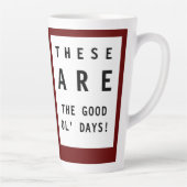 Tasse Latte Photo des bons jours (Droite)