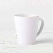 Tasse Latte Photo du logo SA 2020 (Angle droit)