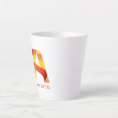 Tasse Latte Photo du logo SA 2020 (Devant)