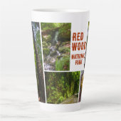 Tasse Latte Photo du parc national de Redwood (Devant)