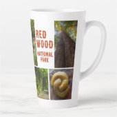 Tasse Latte Photo du parc national de Redwood (Droite)