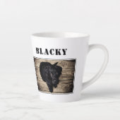 Tasse Latte Photo et nom du chien mignon (Droite)