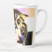 Tasse Latte Photo Hilarious d'un Chat Drôle. Commandez dès mai (Droite)
