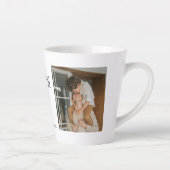 Tasse Latte Photo & Love You Dad Cadeau (Droite)