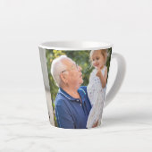 Tasse Latte Photo personnalisée 2 (Angle droit)