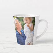 Tasse Latte Photo personnalisée 2 (Droite)