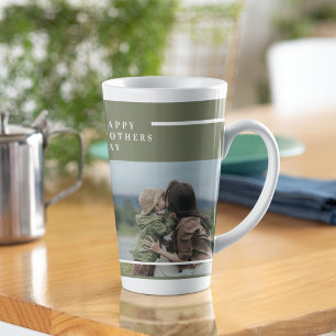 Tasse Latte Photo personnalisée Fête des mères Cadeau