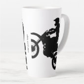 Tasse Latte Photo Tile (Angle droit)