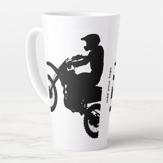 Tasse Latte Photo Tile (Angle gauche)