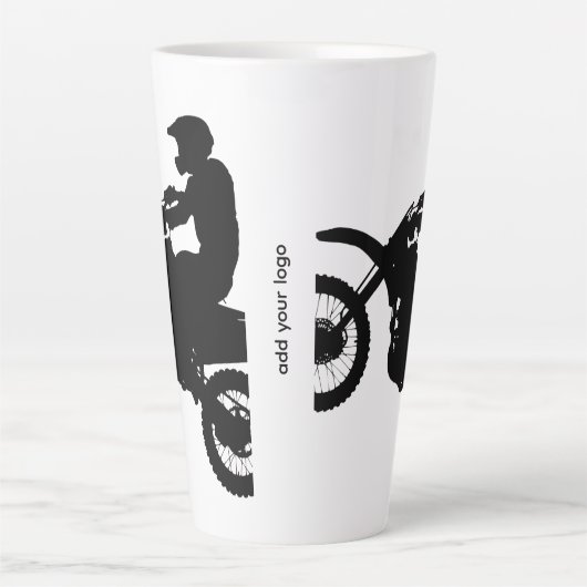 Tasse Latte Photo Tile (Devant)