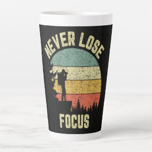 Tasse Latte Photographe drôle Appareil photo Ne jamais perdre