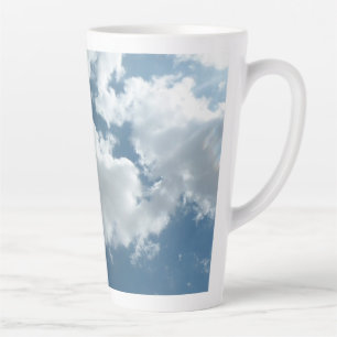 Tasse Latte Photographie abstraite de ciel nuageux