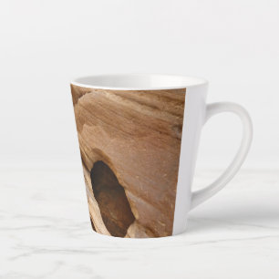 Tasse Latte Photographie abstraite de la nature du mur du cany