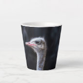 Tasse Latte Photographie d'autruche (Devant)