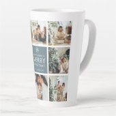 Tasse Latte Photos Multi Holiday | Merry Christmas | (Angle droit)
